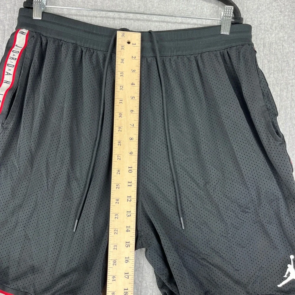 Michael Air Jordan Basketball Shorts Men XXL Black Mesh Logo Jumpman Pro NBA